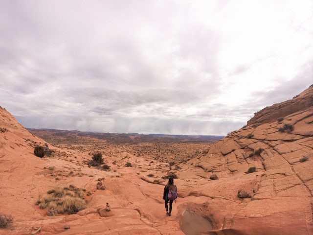 The beautiful Escalante landscape with not a human soul in sight