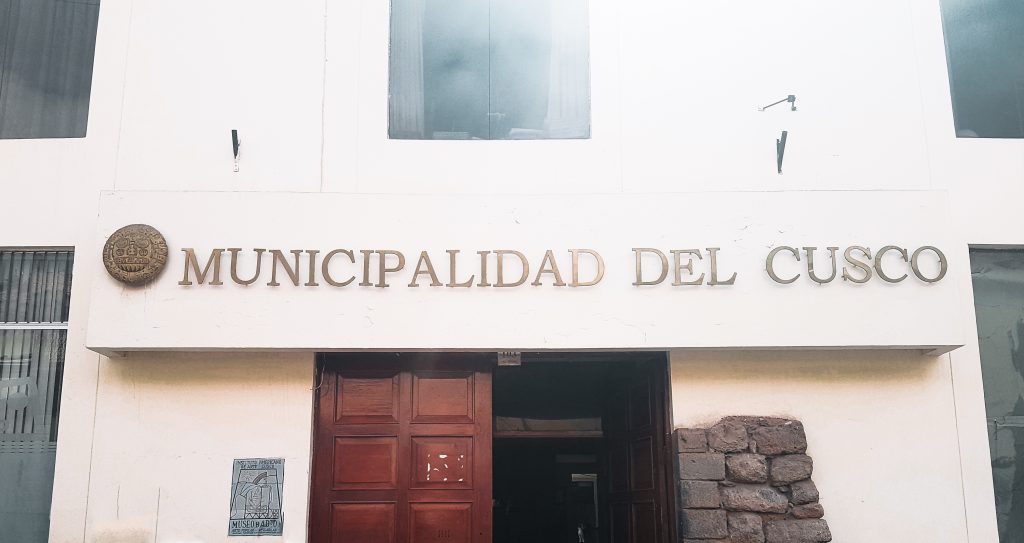 The COSITUC office is inside the Cusco Municipality building