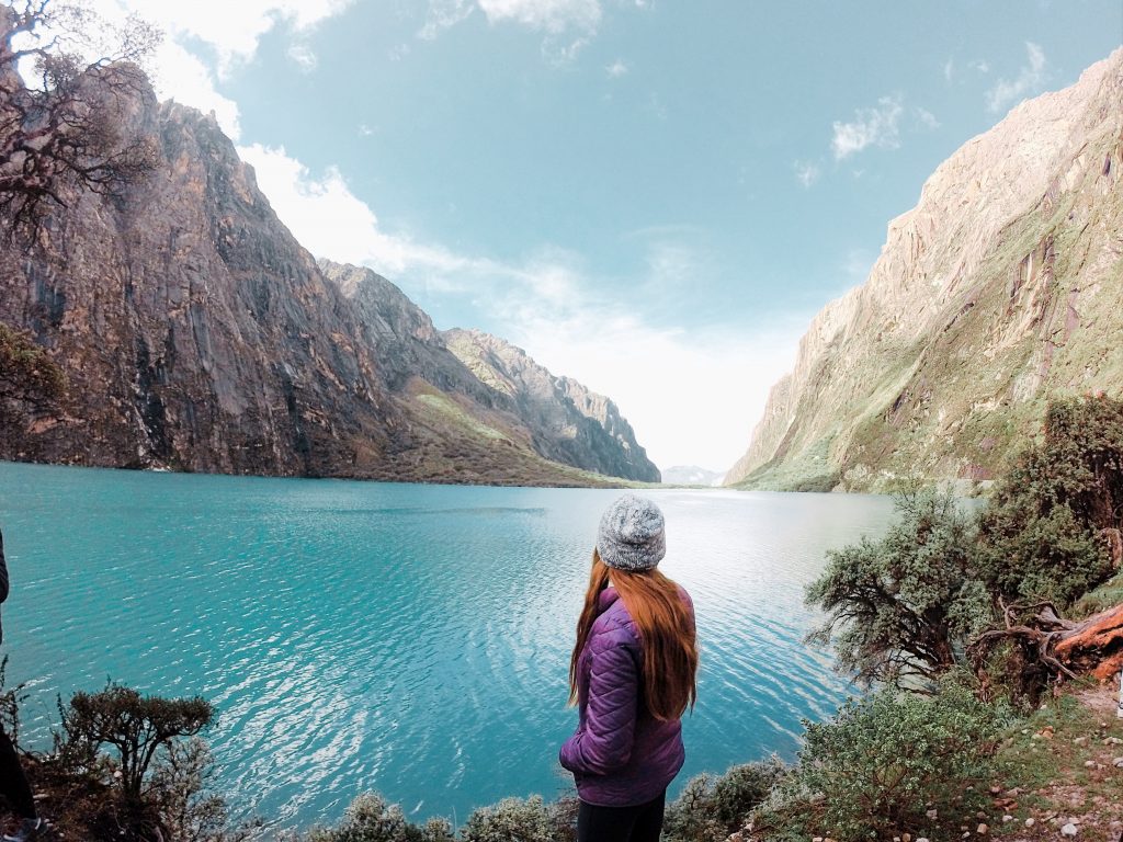 Beautiful views and glacial lakes fill the mountains around Huaraz, Peru