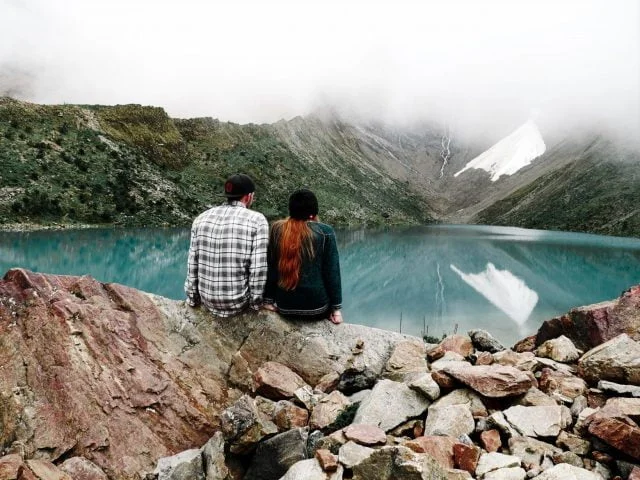 Watching the clouds roll in and out of the valley