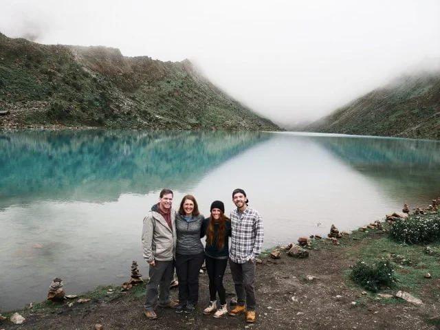 All smiles at Humantay Lake