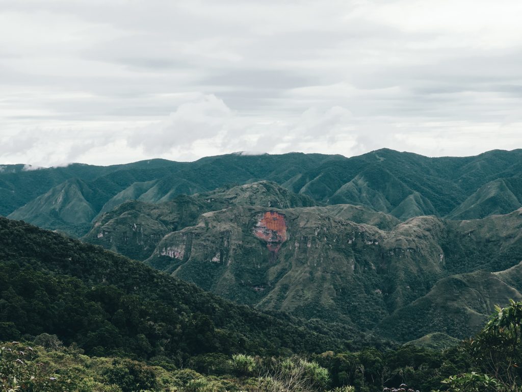 Rolling hills and steep cliffs make for a beautiful view