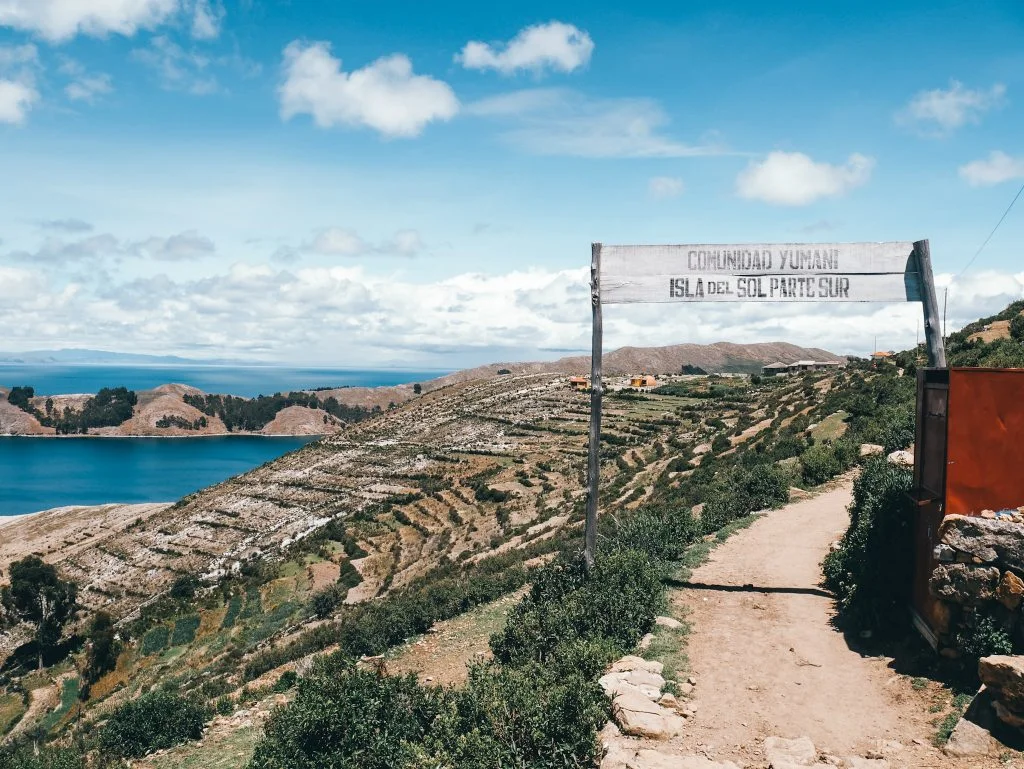 The trails and communities are fairly well marked on the island