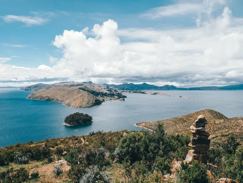 Views from the southern end of Isla Del Sol