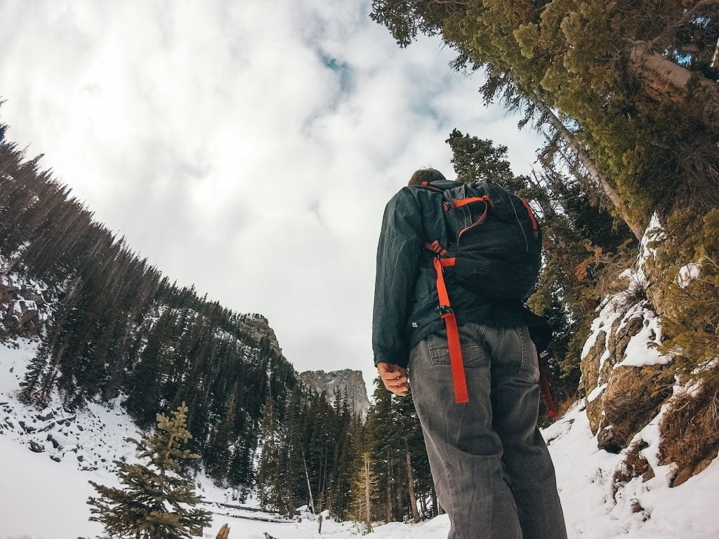 We take the CamelBak for shorter hikes on warmer winter days