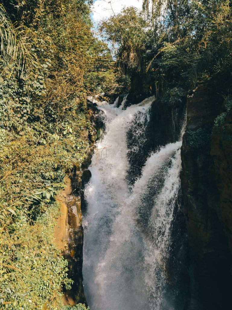 There are many beautiful waterfalls around Puerto Iguazú