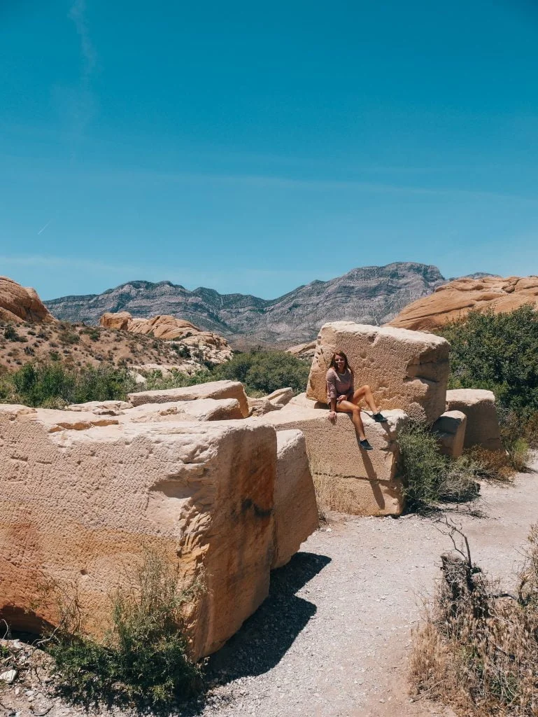 Lia in Red Rock Canyon