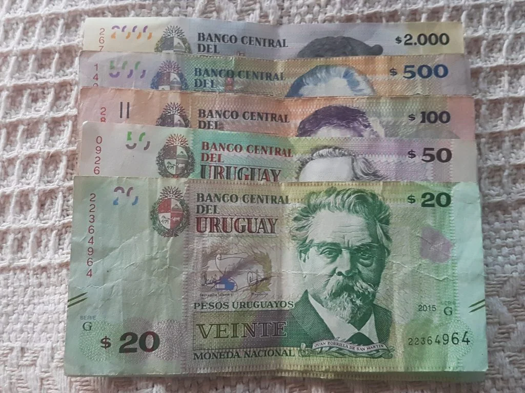 Colorful Uruguayan Pesos