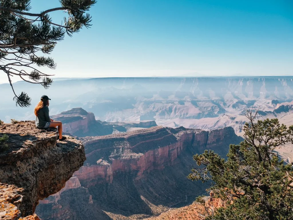 High above the canyon at Cape Final