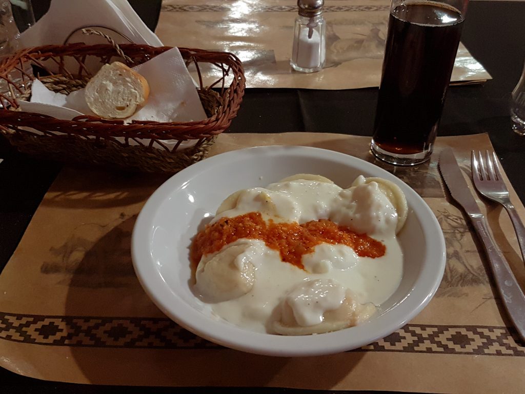 Tasty Ravioli and other Italian dishes are common in Ushuaia
