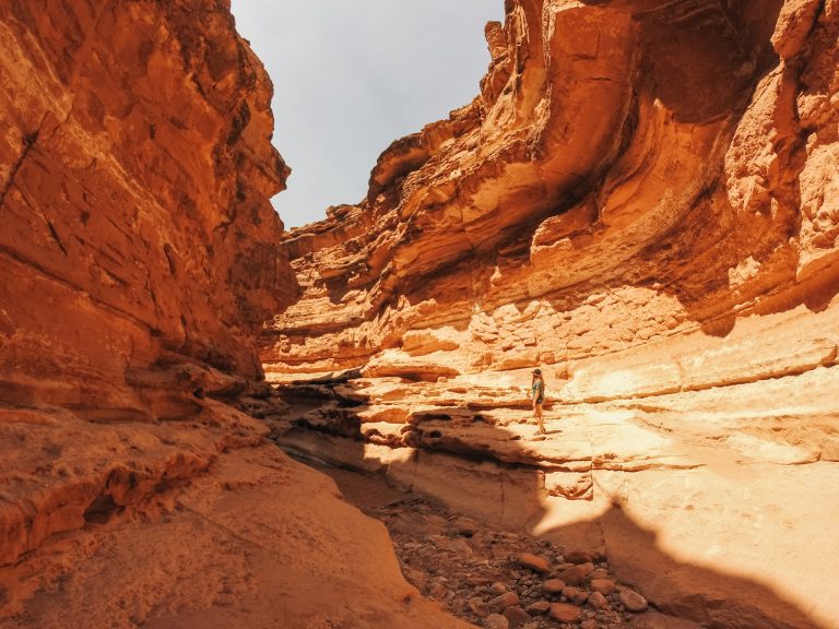 Hiking Cathedral Wash to the Colorado River