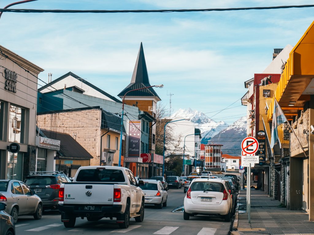 Bustling Ushuaia streets