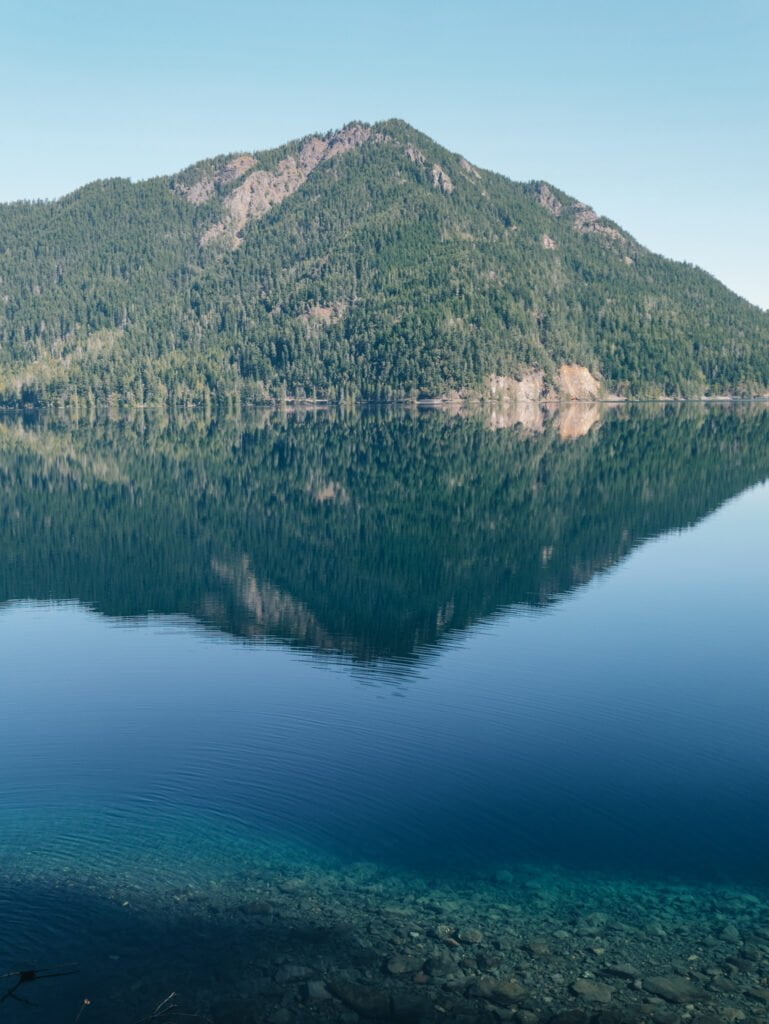 Views from the shores of Lake Crescent