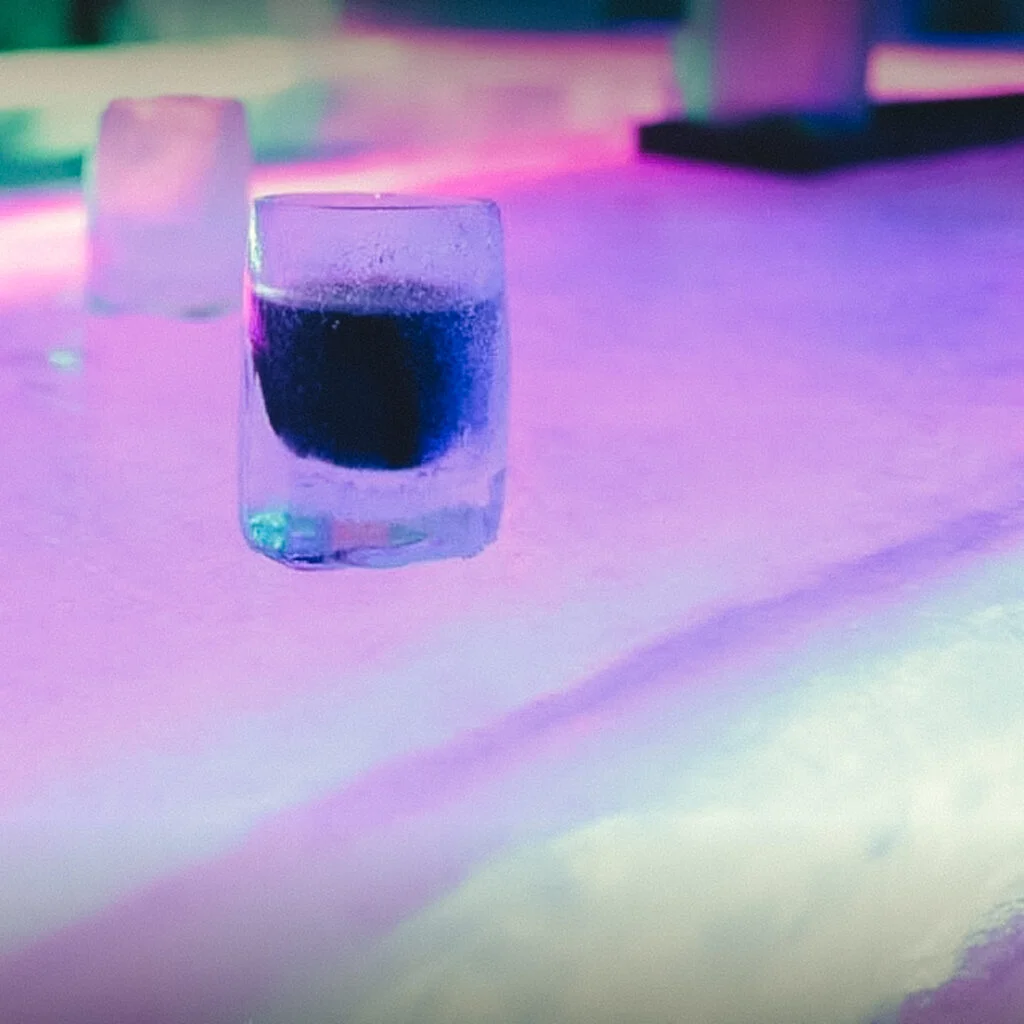 Grabbing a drink at the ice bar is one of the popular things to do in Calafate for travelers