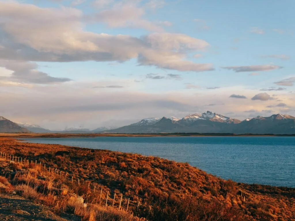 Sunrise at Lago Argentino