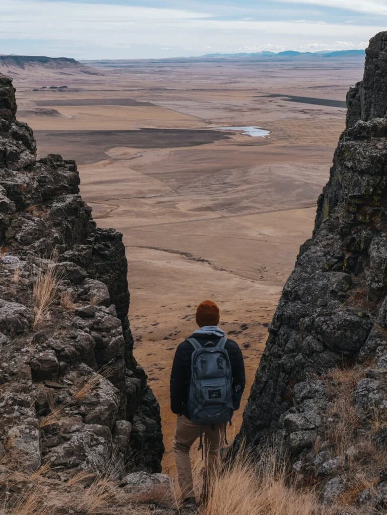 Standing high above the plains on Crown Butte