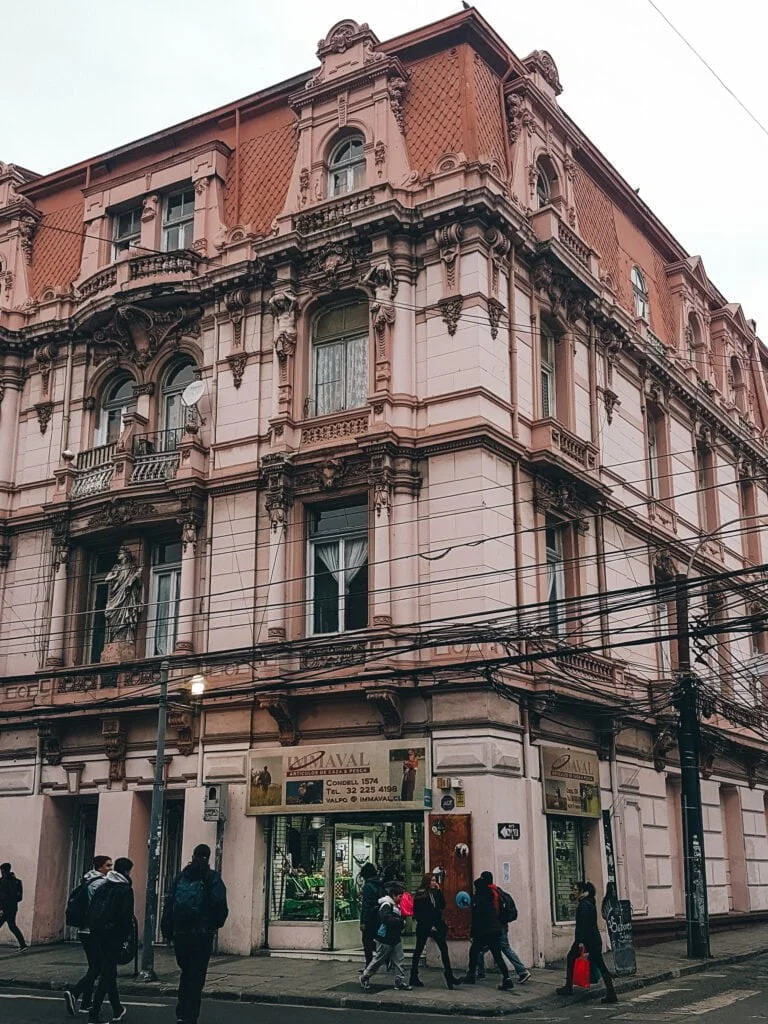 Unique architecture in Valparaíso