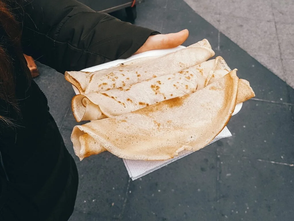 Panqueques con dulce de leche