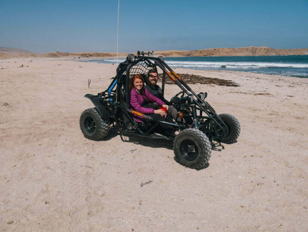 A dune buggy tour is a fun way to explore Paracas National Reserve!