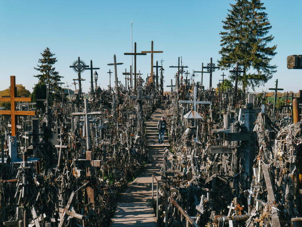 Atop the Hill of Crosses