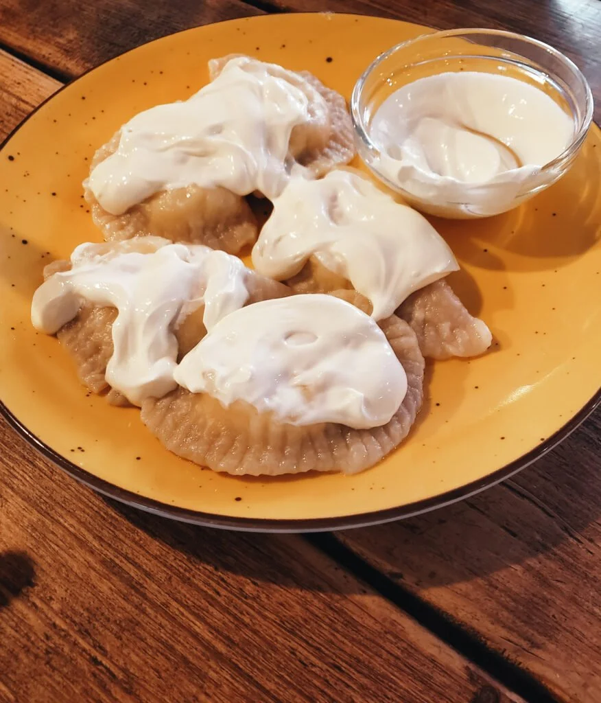 We loved trying different Lithuanian dumplings