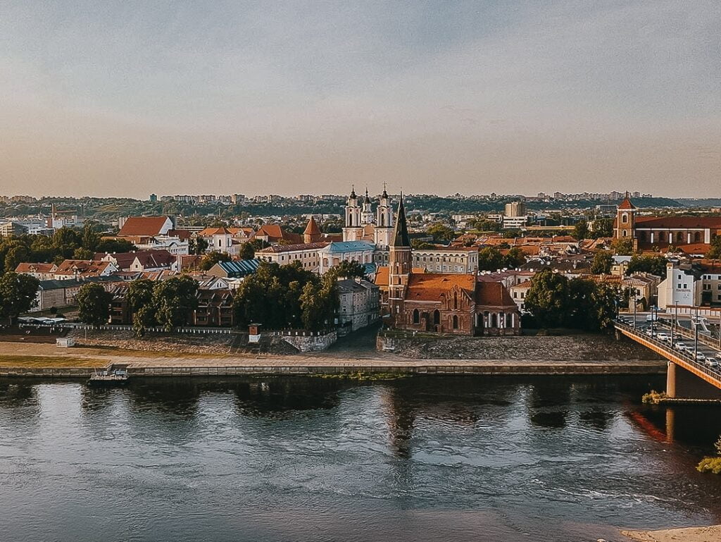 Pretty views over Kaunas