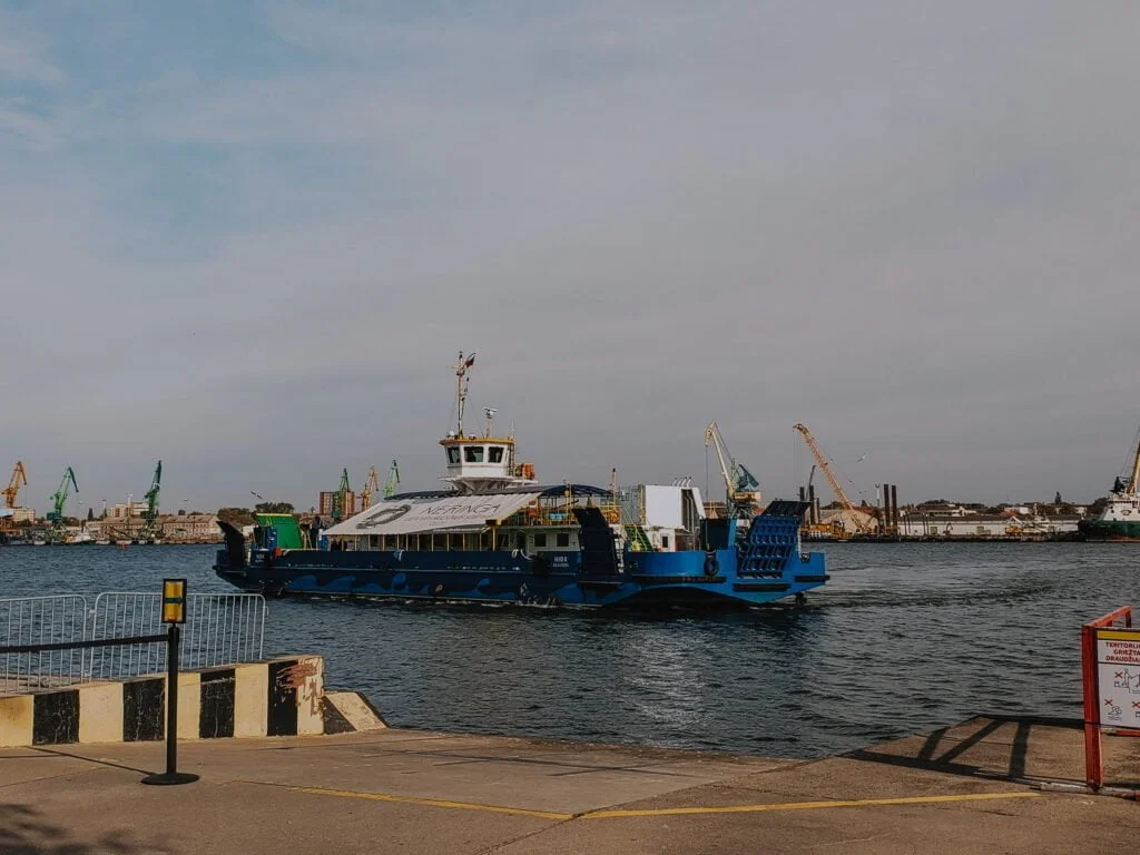 The Old Ferry coming in to dock