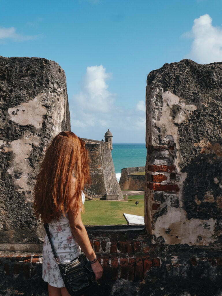 There are some pretty great views from the San Juan Forts