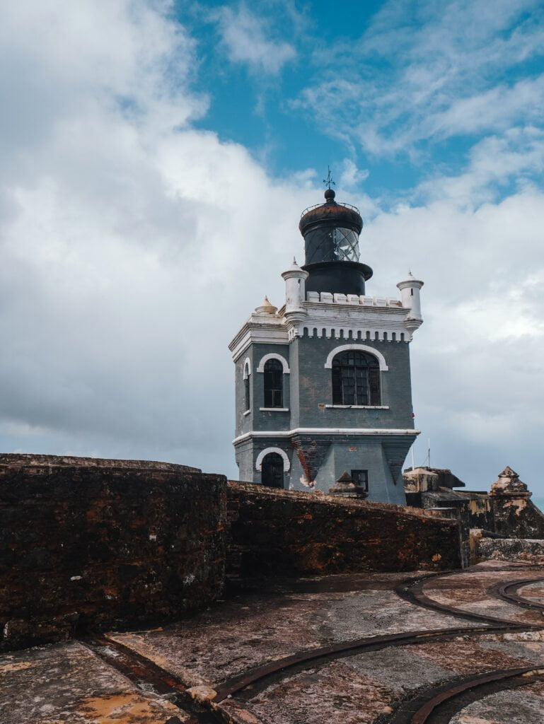 The lighthouse at Castillo San Felipe del Morro