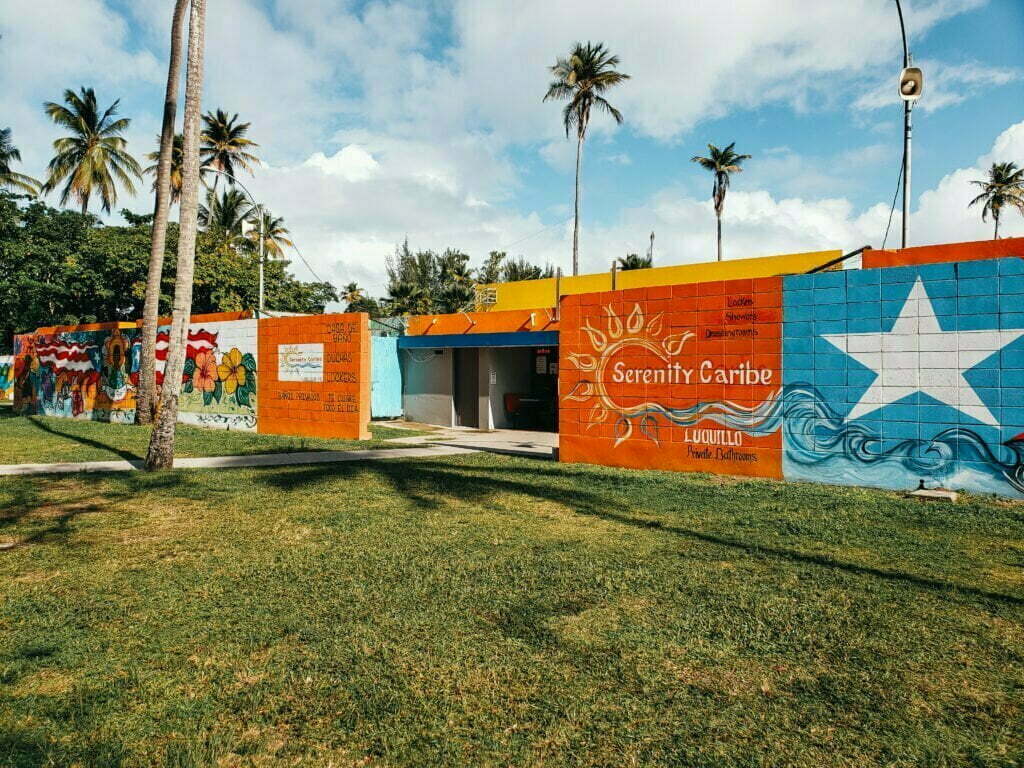 Facilities at Luquillo Beach