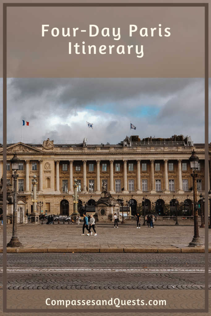 Four-Day Paris Itinerary Pin
