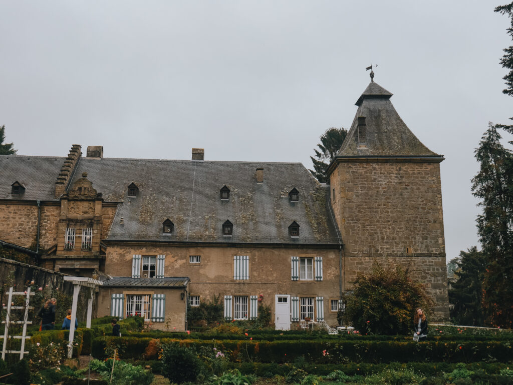 The gardens outside the Renaissance Castle