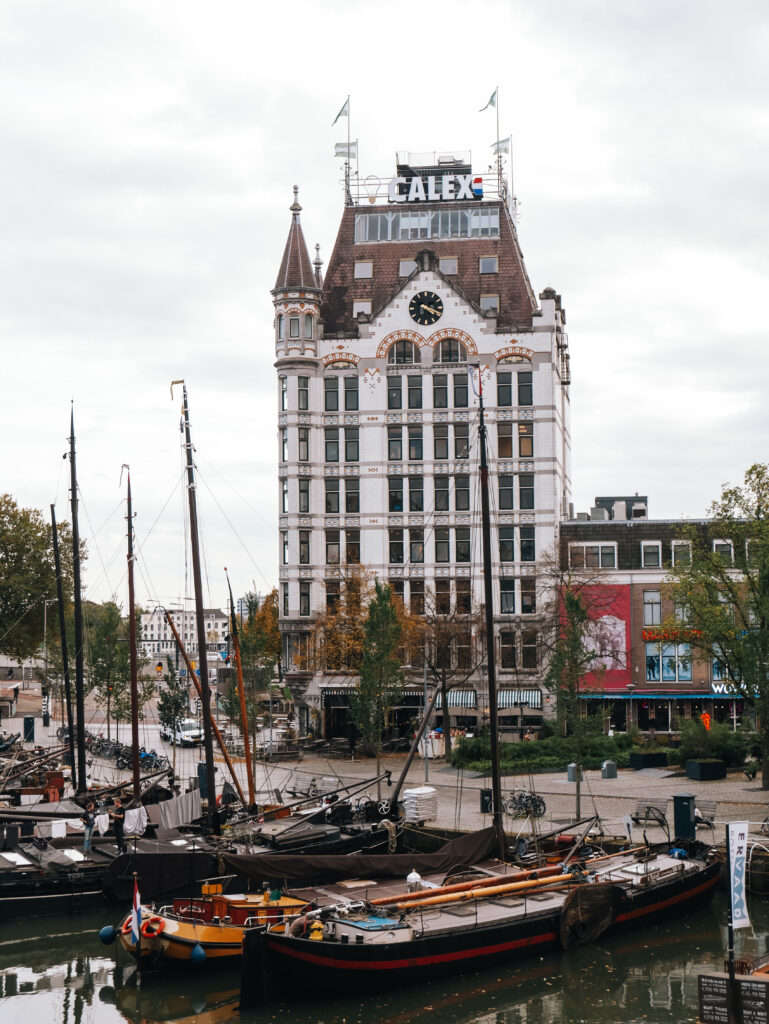 The Witte Huis standing tall over the Oude Haven - Rotterdam