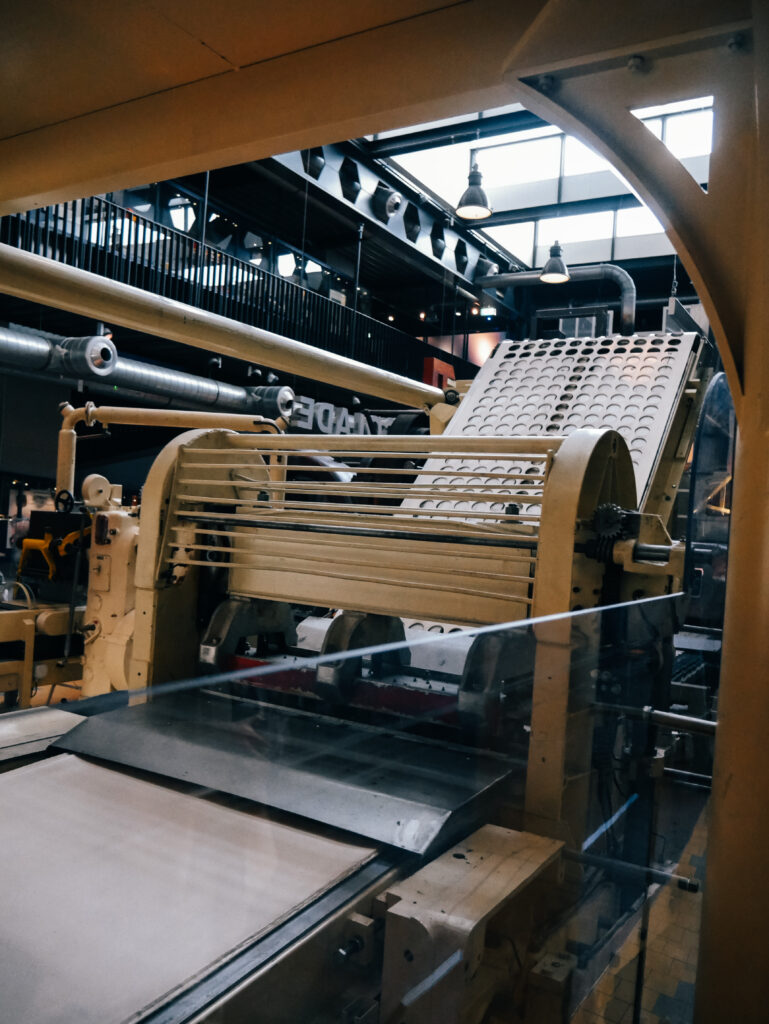 Machinery used to make the popular Verkade biscuits