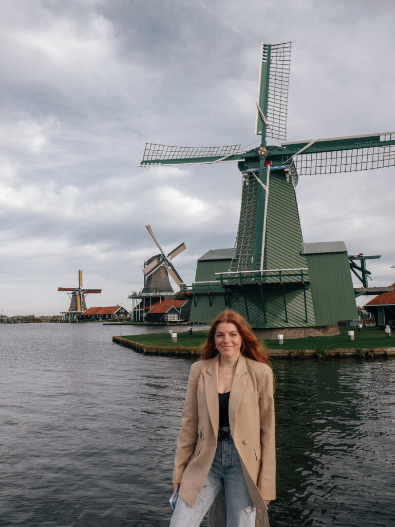 Views of the various Zaanse Schans windmills