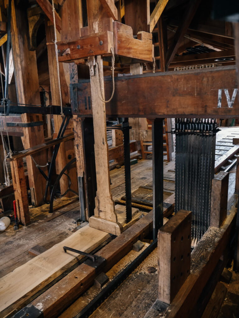 Inner workings of the saw mills