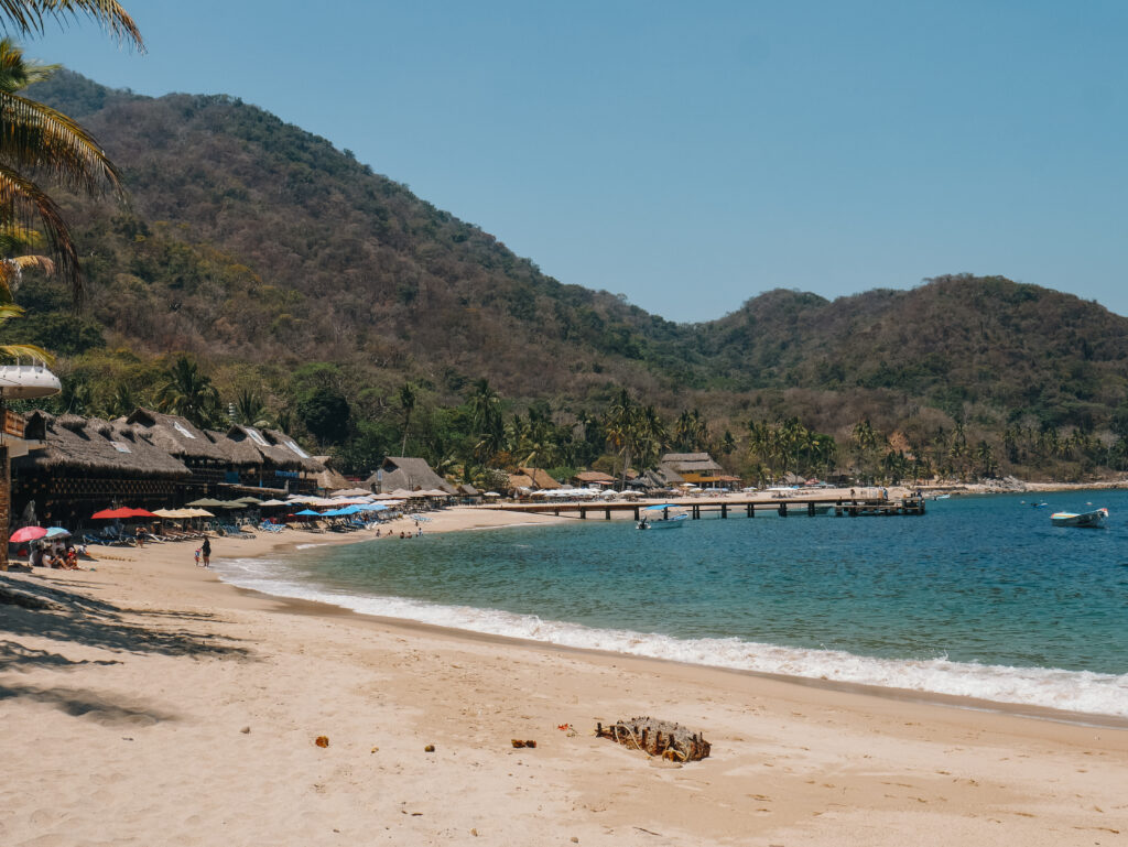 Enjoying Las Animas after a hike from Boca de Tomatlán