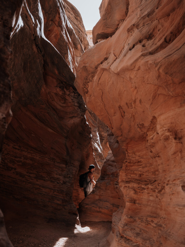 Matt in Little Wild Horse Canyon