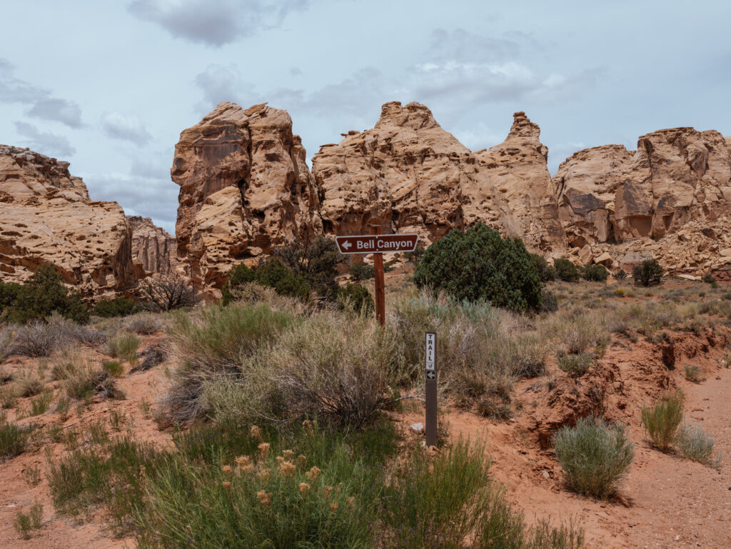 Sign for Bell Canyon