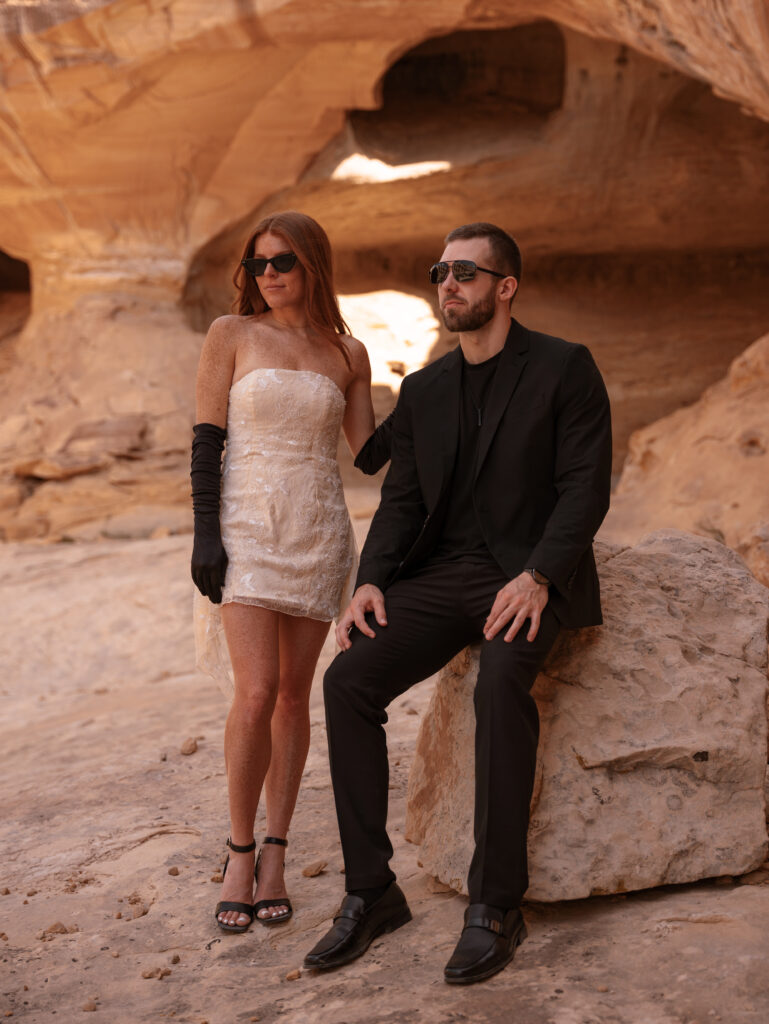 Desert engagement shoot