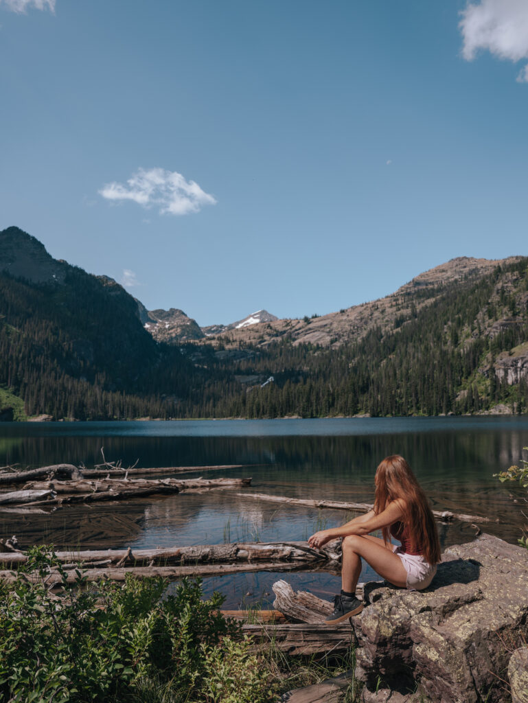 Hanging out by Glacier Lake