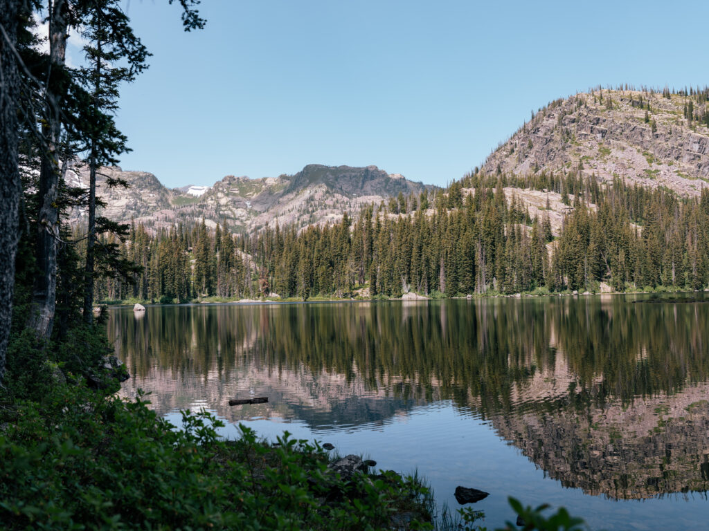 A pretty reflection in Crescent Lake