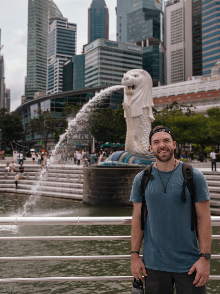 Matt and the Merlion