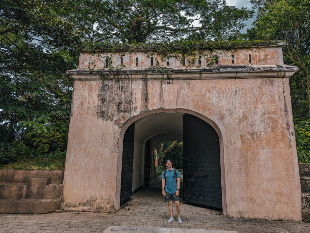 Remnants of Fort Canning