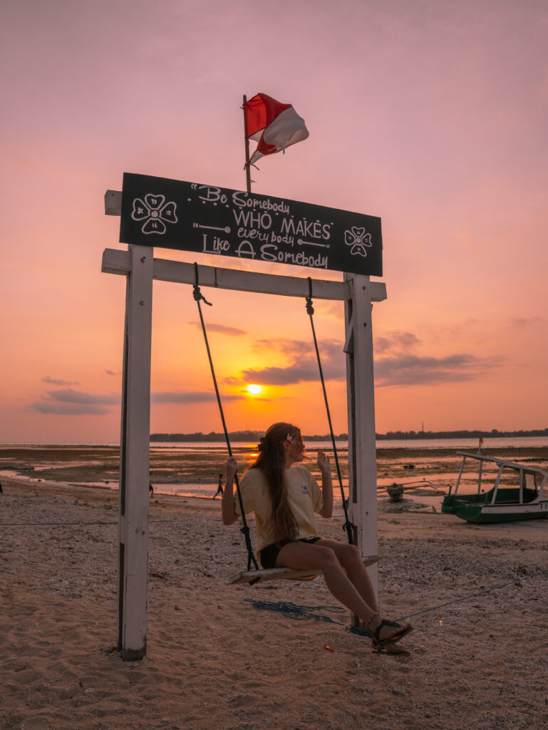 Sunset at the Gili Islands