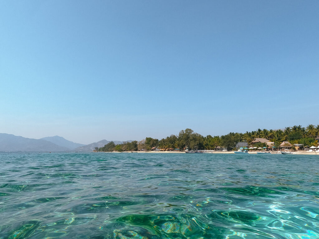 A sunny day spent snorkeling off the coast of Gili Air