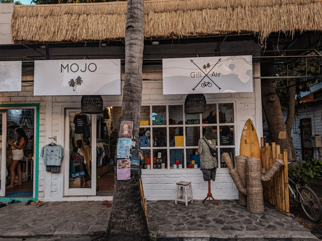 Boutiques on Gili Air