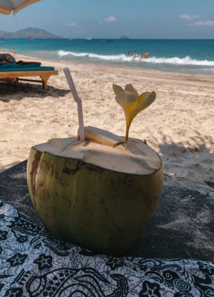 A beach day in the Padang Bai area
