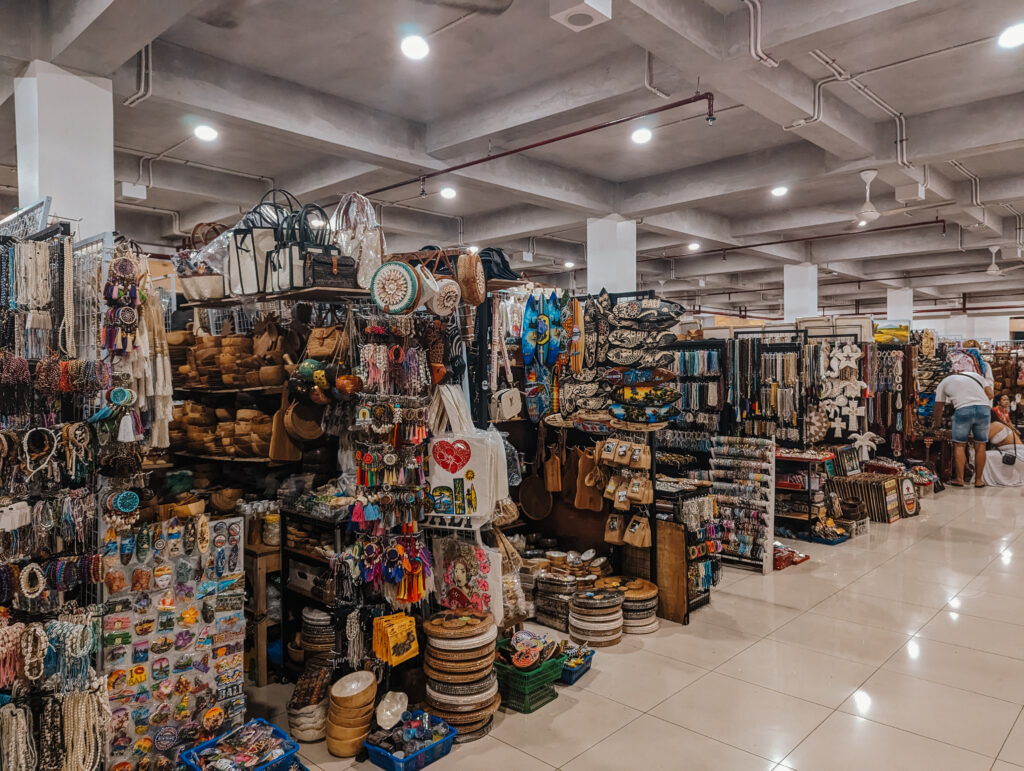 Market stalls in Ubud
