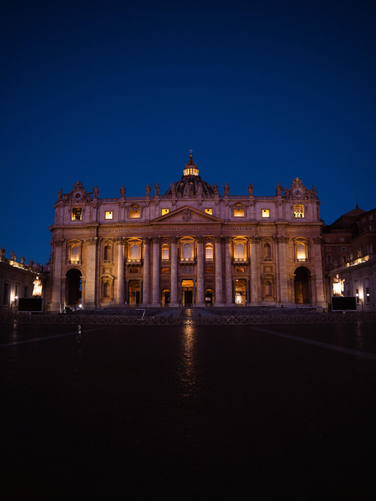 St. Peter's Basilica at dawn